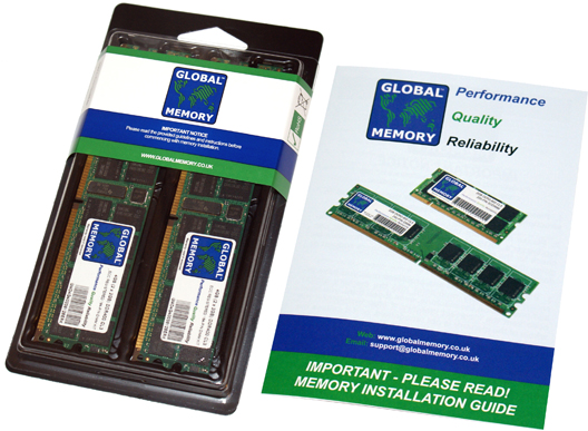 4GB (2 x 2GB) DDR 266/333/400MHz 184-PIN ECC REGISTERED DIMM (RDIMM) MEMORY RAM KIT FOR FUJITSU-SIEMENS SERVERS/WORKSTATIONS (CHIPKILL)
